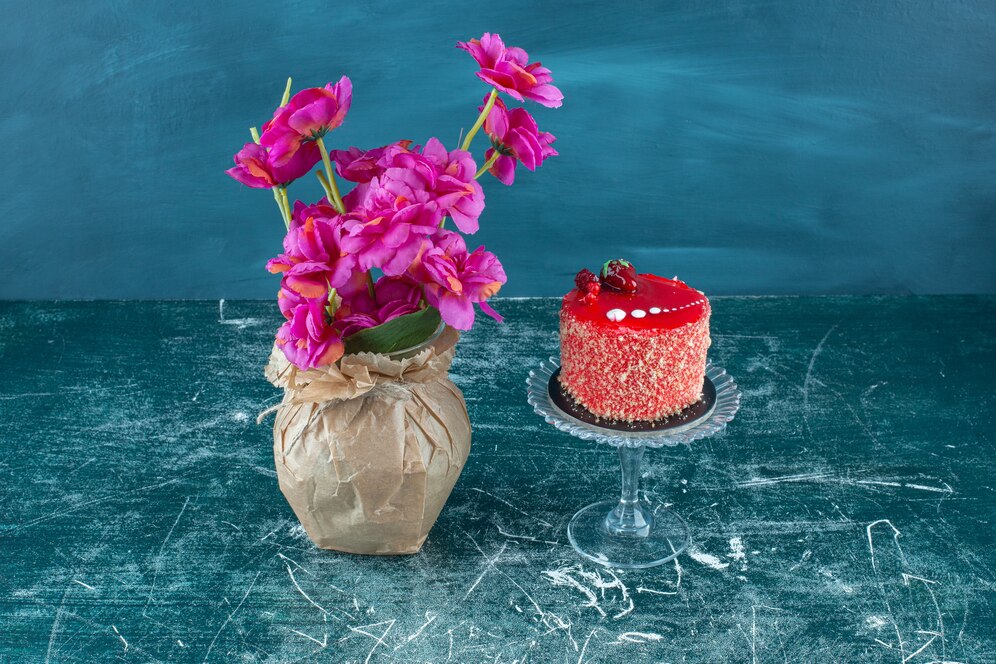 Cake and Flower