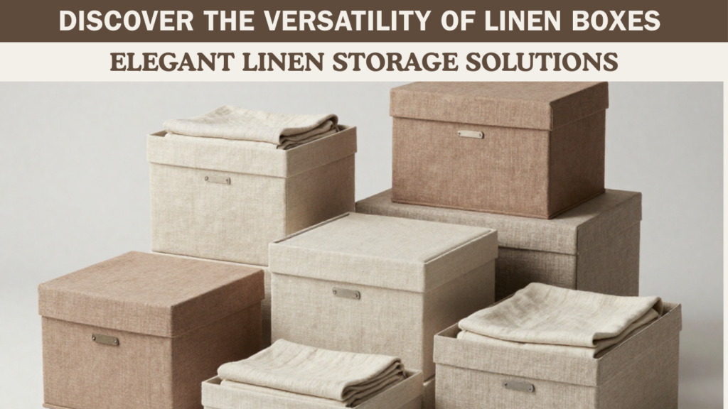 Custom Linen Boxes Overview of Materials, Uses and Key Benefits
