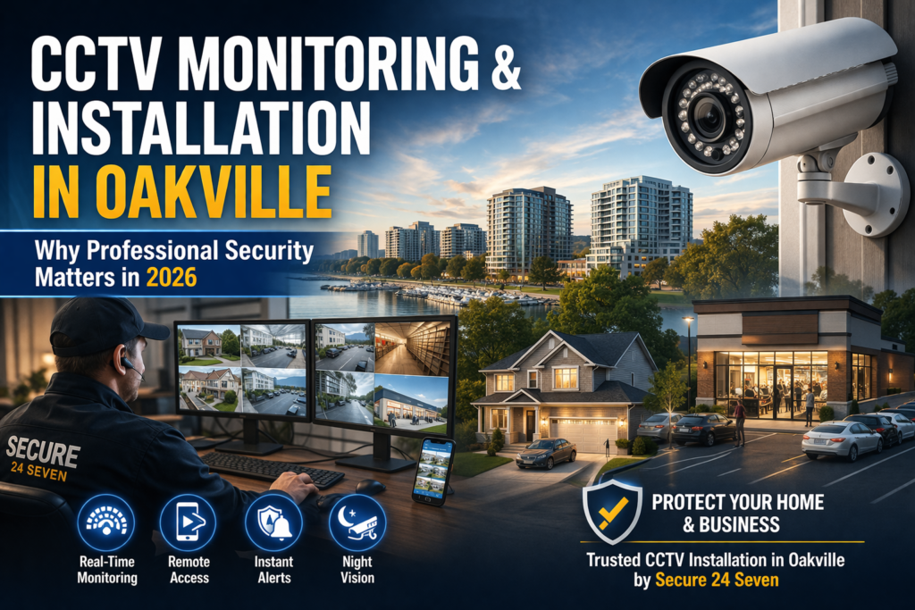 CCTV Monitoring and Installation in Oakville