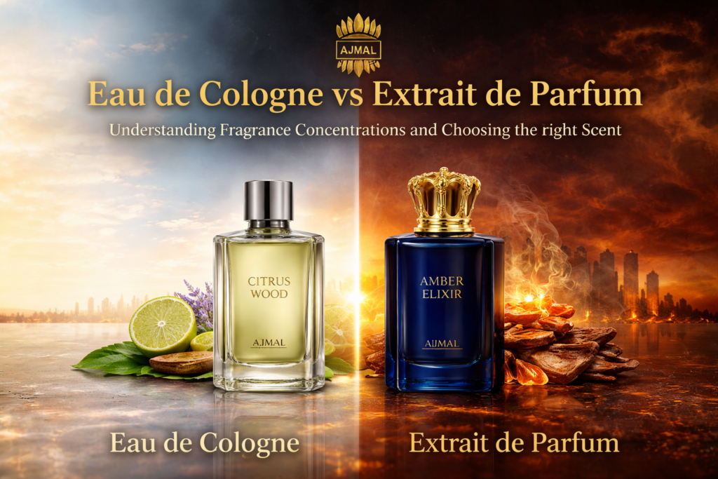 Eau de Cologne vs Extrait de Parfum: Understanding Fragrance Concentrations and Choosing the Right Scent
