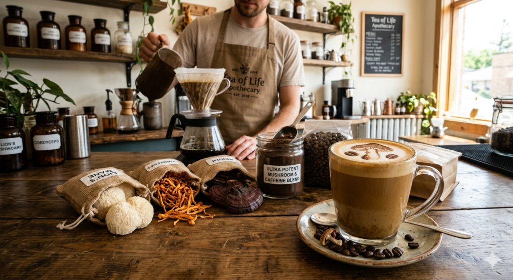 dirty mushroom coffee