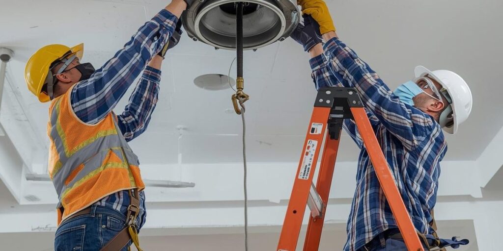 Safe Methods for Detaching Heavy Ceiling Fixtures