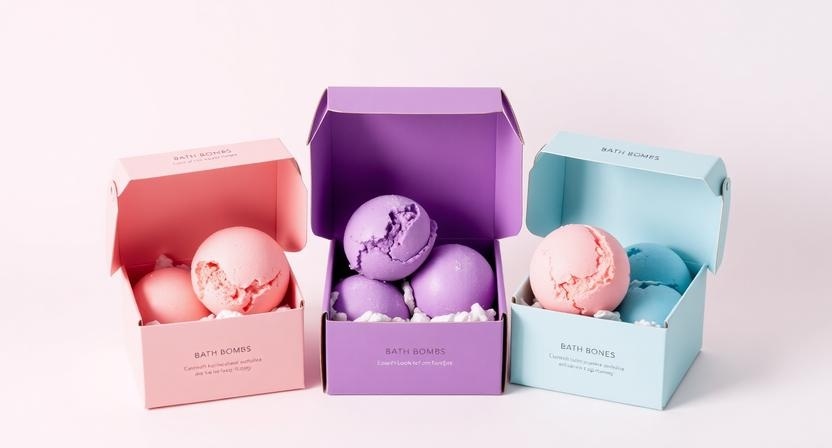 Custom Bath Bomb Packaging Boxes