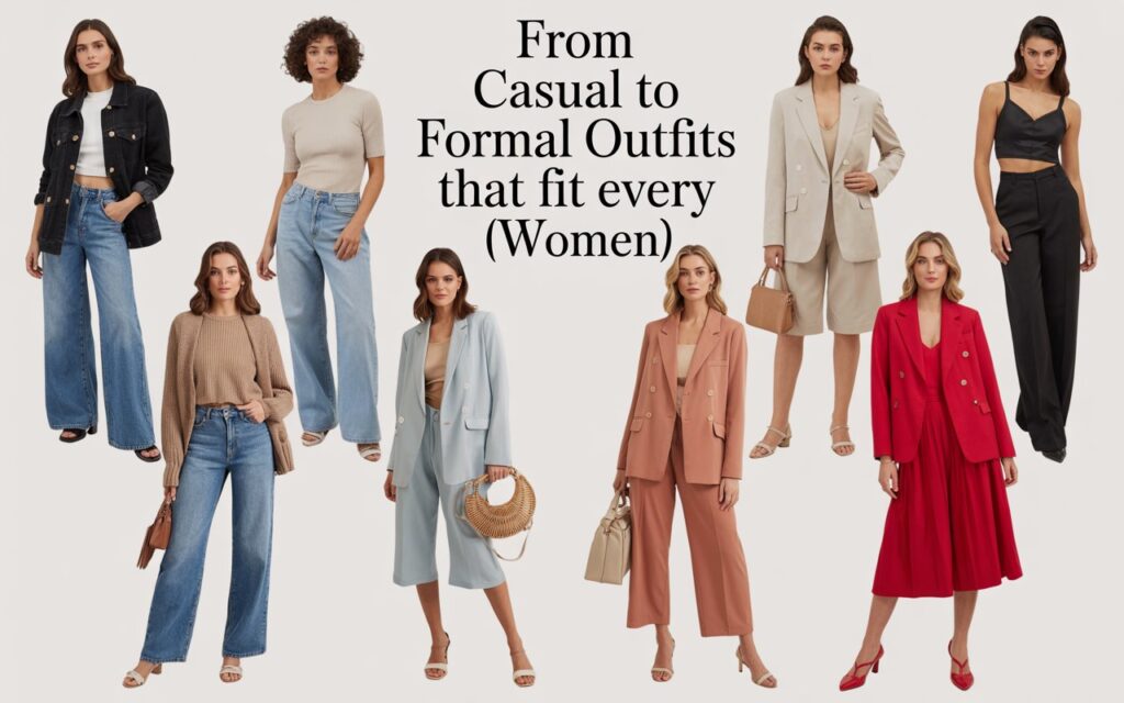 From Casual to Formal Outfits That Fit Every Mood