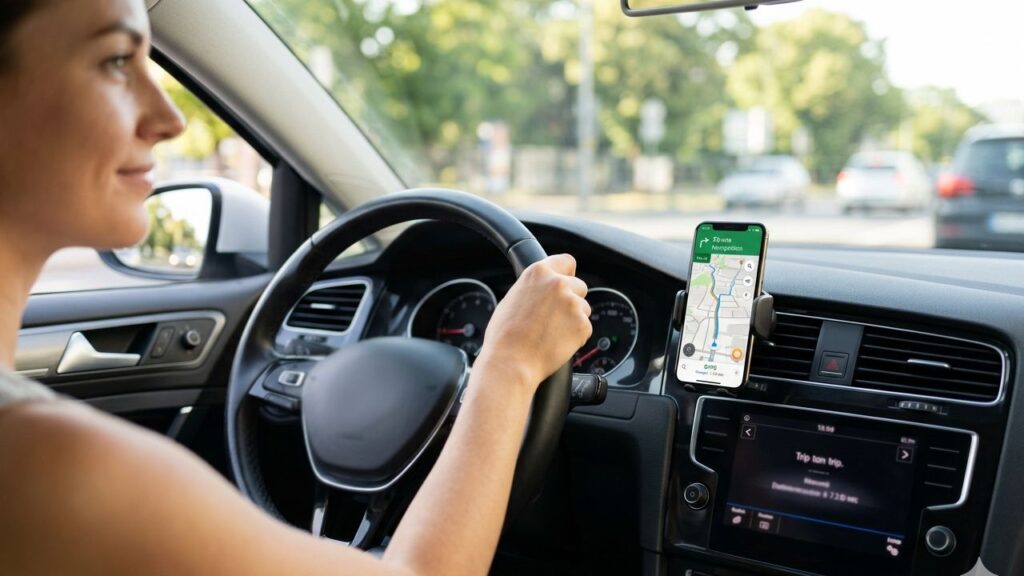 mobile stand for car