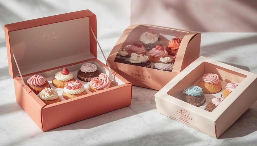 Custom Cupcake Boxes for Stylish and Protective Bakery Packaging