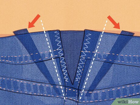 Jeans Waist Tightening In Dip