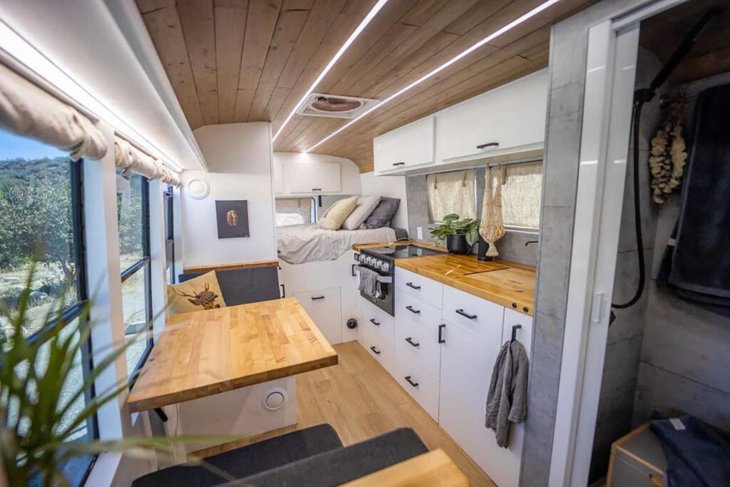 skoolie bus conversion