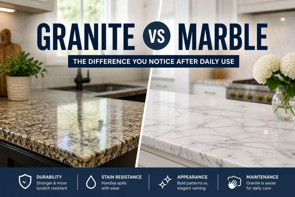 Granite vs Marble