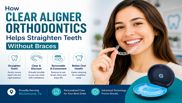 How Clear Aligner Orthodontics Helps Straighten Teeth Without Braces