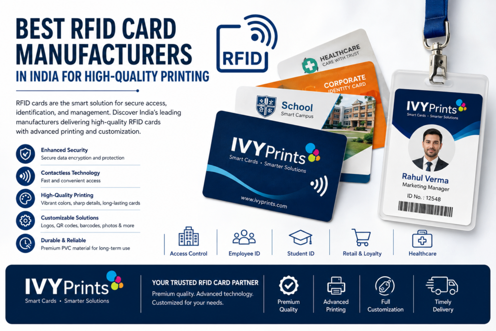 Best RFID Card Manufacturers in India for High-Quality Printing and Smart Security Solutions