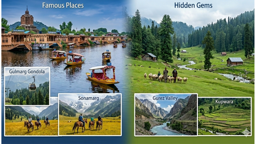 Top Tourist Spots in Kashmir – Hidden Gems & Famous Place