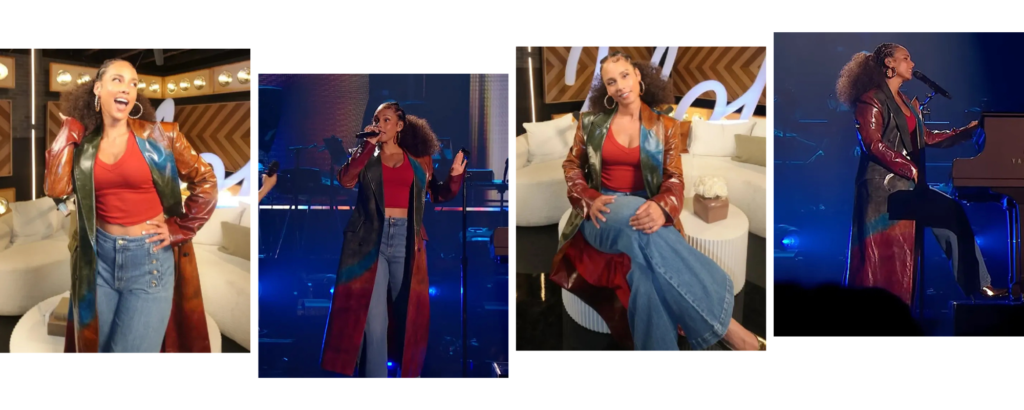 How to Wear a Leather Coat Like Alicia Keys on American Idol