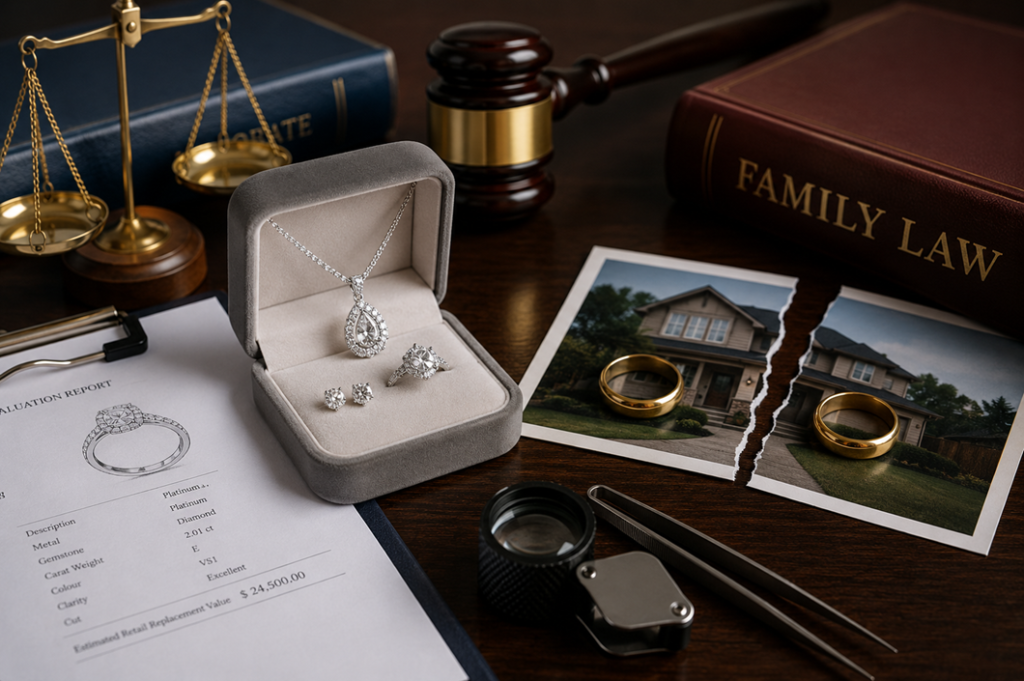 Jewellery in Divorce Settlement