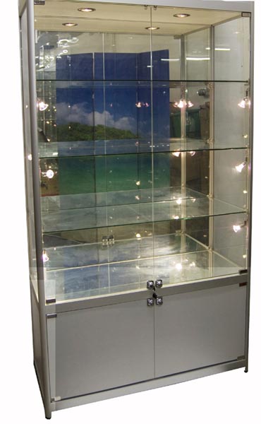 tall mirrored cabinet