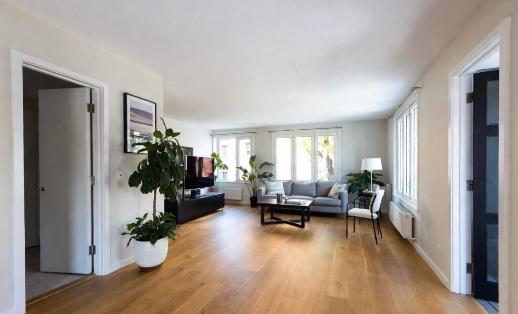 The Flooring Pattern That Makes Small Rooms Feel Bigger