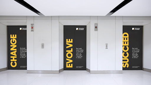 lift advertising company in Bombay